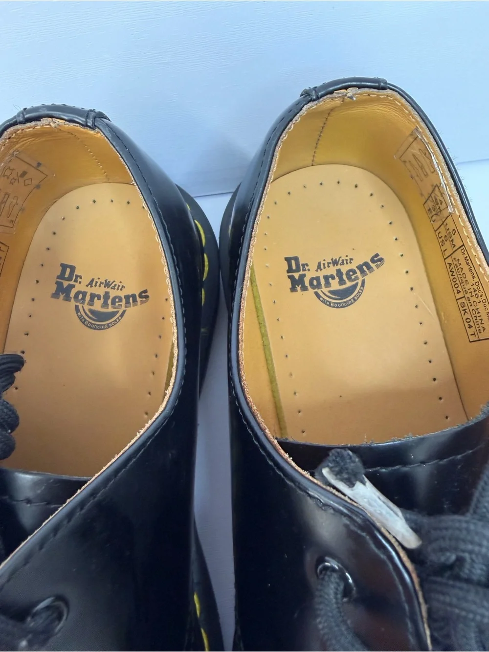 Dr. Martens 1461 Black Leather Shoes US Women 6 Men 5 UK 4 EU 37 3-Eye Oxford